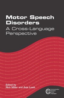 Couverture_Motor Speech Disorders