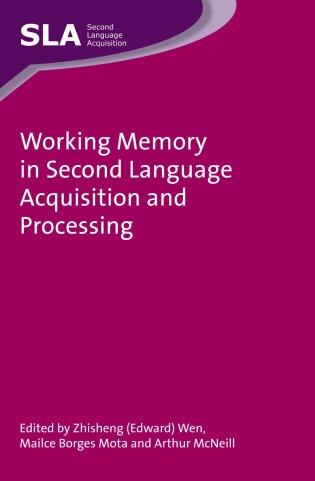Couverture_Working Memory in Second Language Acquisition and Processing