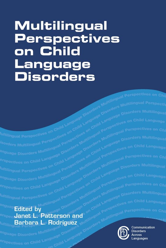Front cover_Multilingual Perspectives on Child Language Disorders