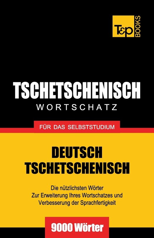 Front cover_Tschetschenischer Wortschatz für das Selbststudium - 9000 Wörter