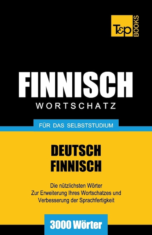 Front cover_Finnischer Wortschatz für das Selbststudium - 3000 Wörter