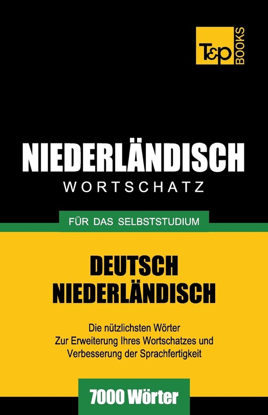 Front cover_Niederländischer Wortschatz für das Selbststudium - 7000 Wörter