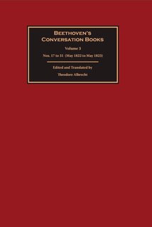 Couverture_Beethoven's Conversation Books Volume 3