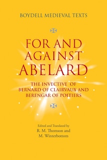 Couverture_For and Against Abelard