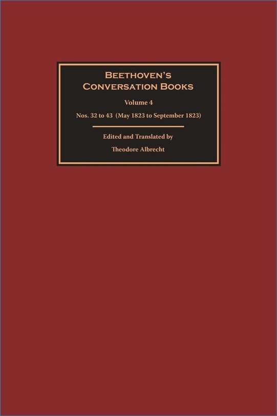 Front cover_Beethoven’s Conversation Books Volume 4