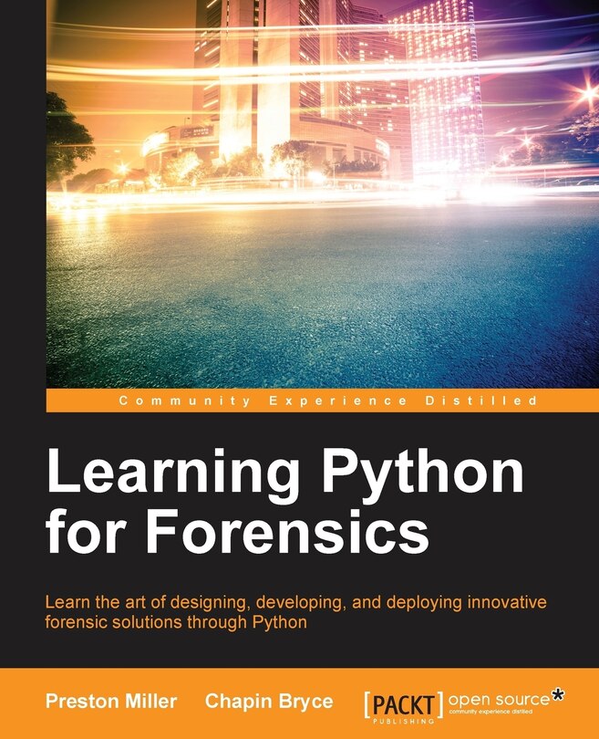 Front cover_Learning Python for Forensics
