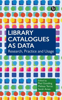 Front cover_Library Catalogues as Data