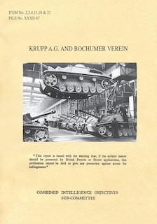 Couverture_Krupp A.G. and Bochumer Verein