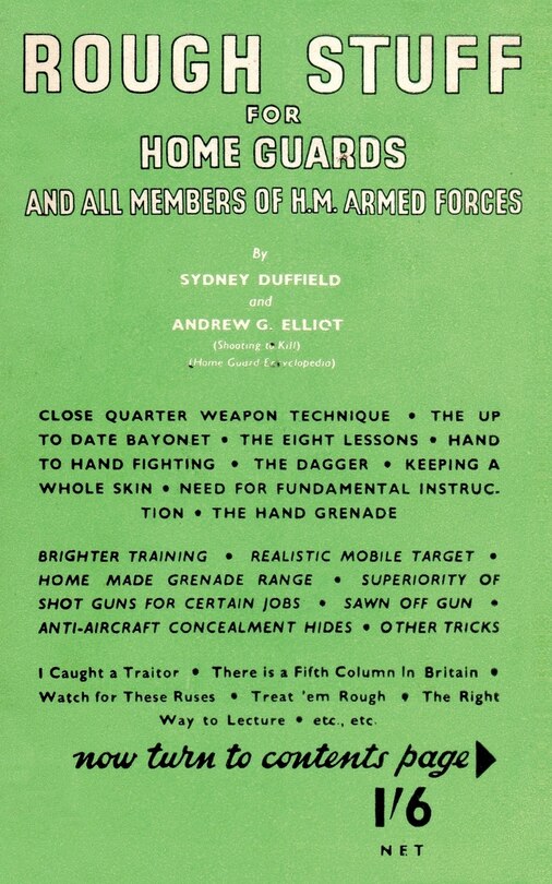 Front cover_ROUGH STUFF FOR HOME GUARDS AND MEMBERS OF HM FORCES