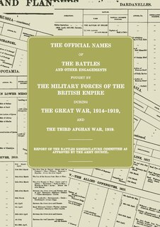 Front cover_The Great War