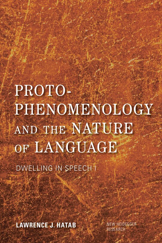 Couverture_Proto-phenomenology And The Nature Of Language