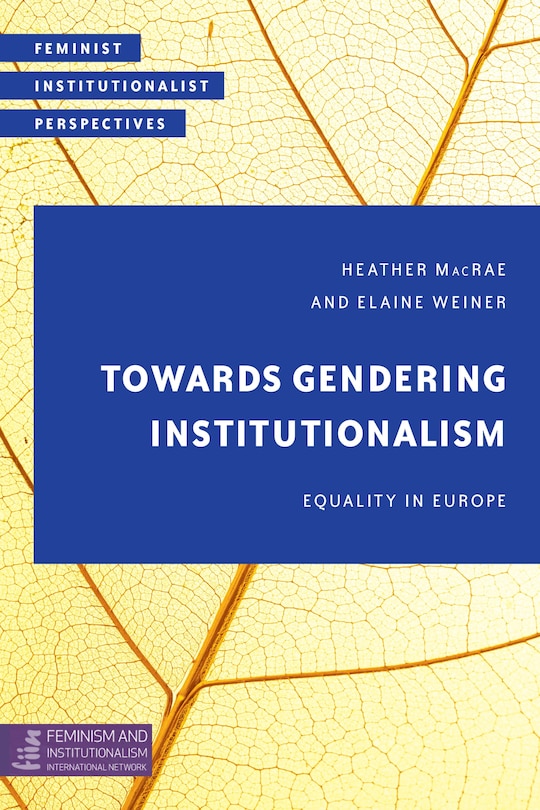 Couverture_Towards Gendering Institutionalism