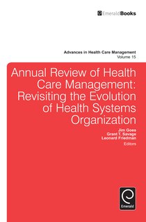 Front cover_Annual Review of Health Care Management
