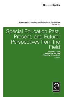 Couverture_Special education past, present, and future