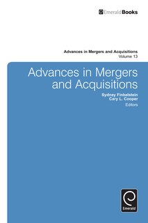 Front cover_Advances in Mergers and Acquisitions