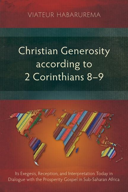 Couverture_Christian Generosity according to 2 Corinthians 8-9