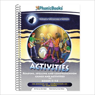 Front cover_Phonic Books Moon Dogs Set 3 Vowel Spellings Activities
