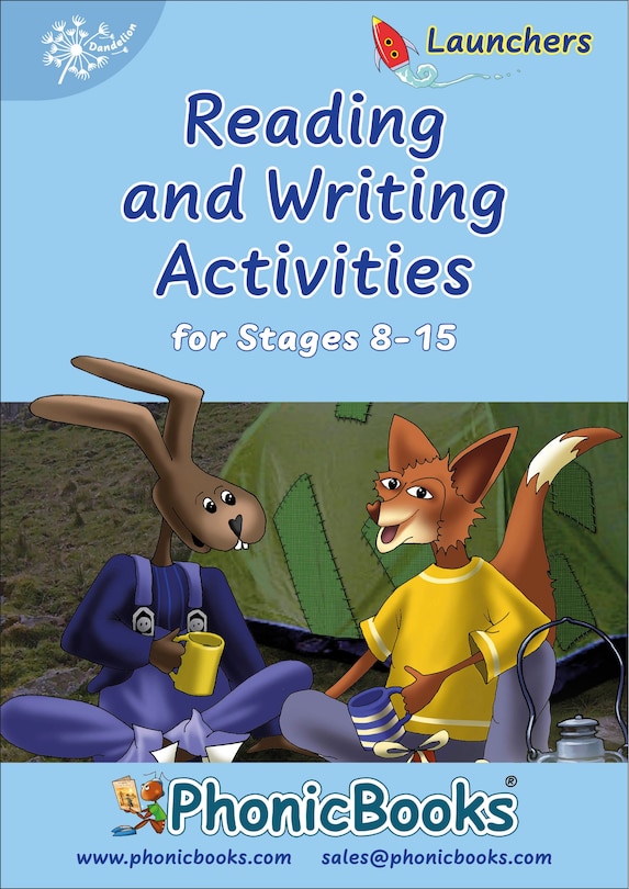 Front cover_Phonic Books Dandelion Launchers Reading and Writing Activities for Stages 8-15 Junk (Consonant Blends and Consonant Teams)
