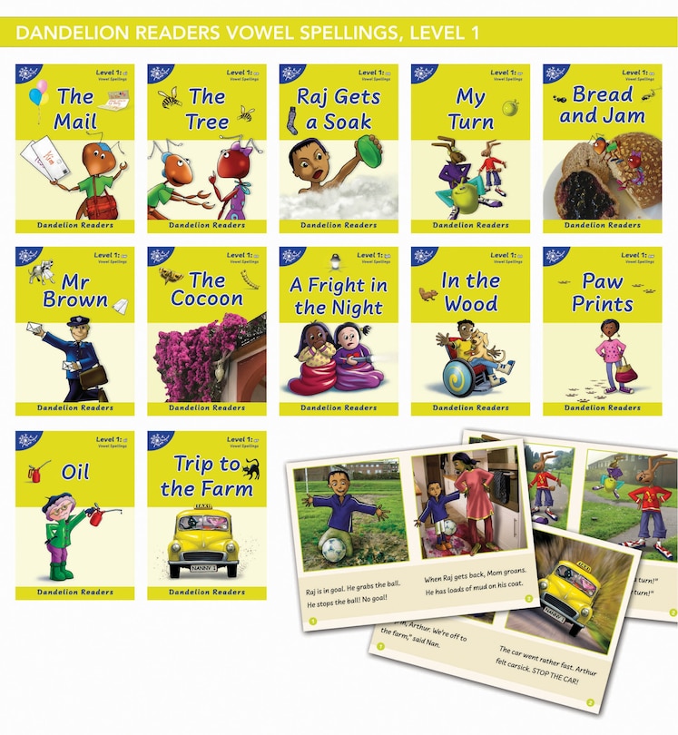 Front cover_Phonic Books Dandelion Readers Vowel Spellings Level 1 The Mail