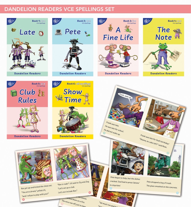 Front cover_Phonic Books Dandelion Readers VCe Spellings