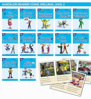 Front cover_Phonic Books Dandelion Readers Vowel Spellings Level 2 Viv Wails