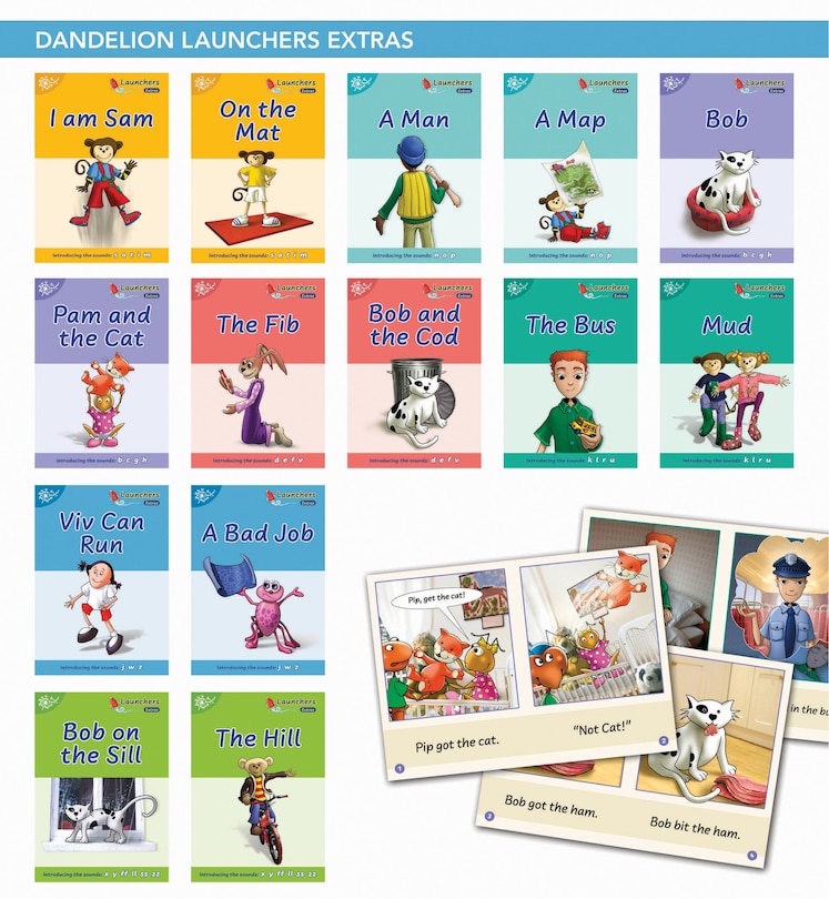 Front cover_Phonic Books Dandelion Launchers Extras Stages 1-7 I Am Sam