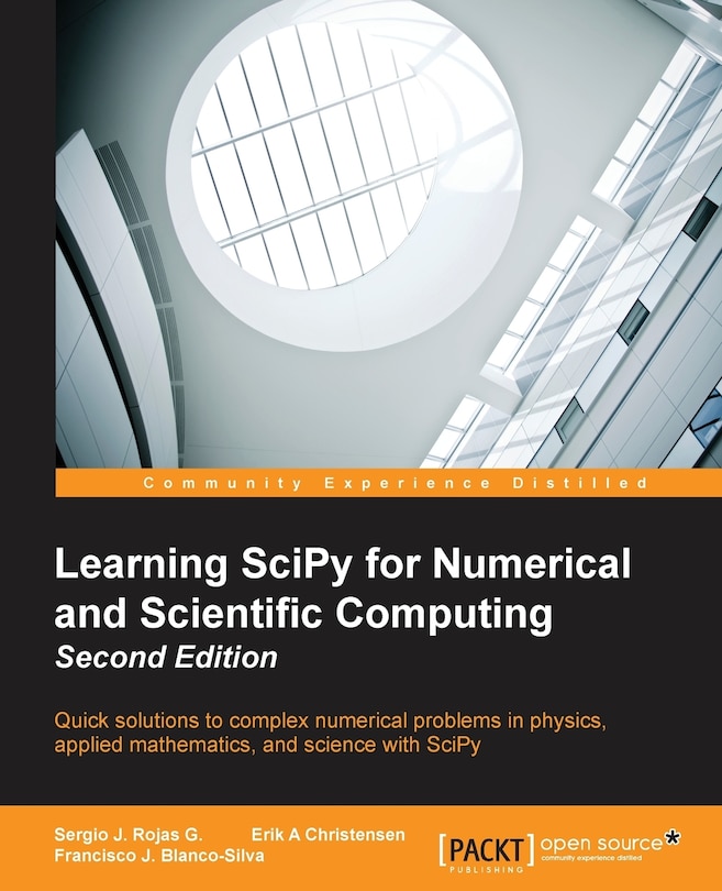 Front cover_Learning SciPy for Numerical and Scientific Computing Second Edition