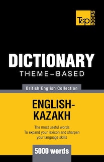 Couverture_Theme-based dictionary British English-Kazakh - 5000 words