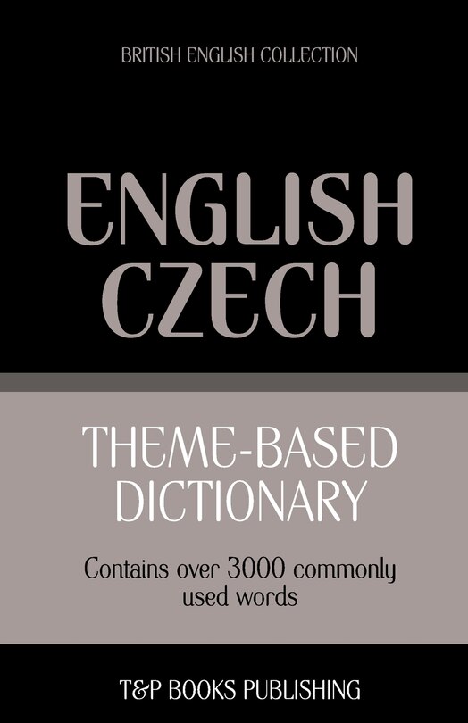 Couverture_Theme-based dictionary British English-Czech - 3000 words