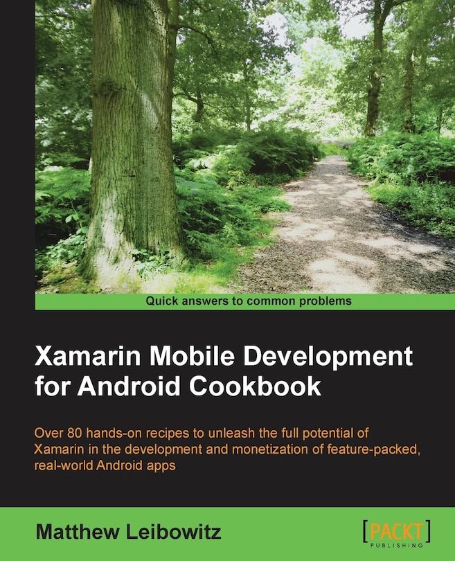 Front cover_Xamarin Mobile Development for Android Cookbook