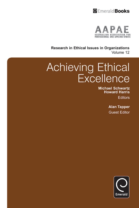 Front cover_Achieving Ethical Excellence