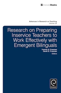 Front cover_Research on Preparing Inservice Teachers to Work Effectively with Emergent Bilinguals