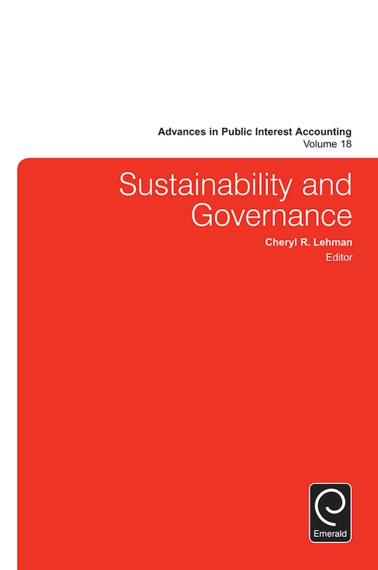 Front cover_Sustainability and Governance