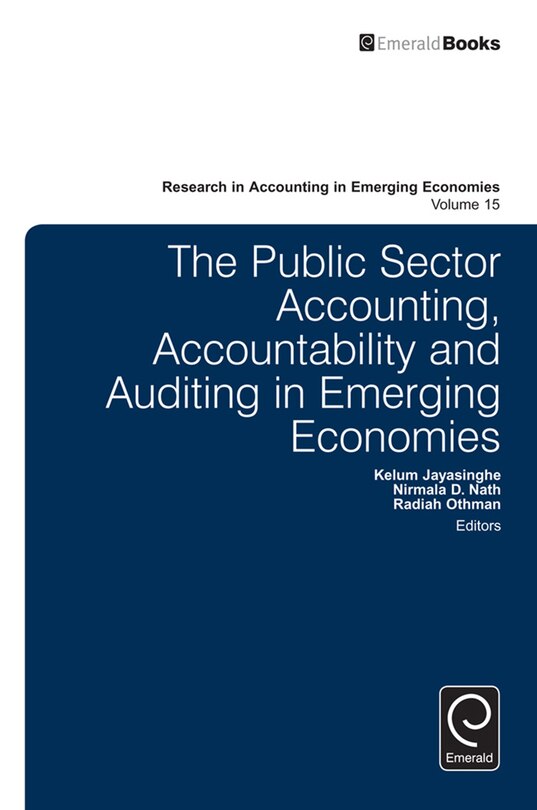 Couverture_The Public Sector Accounting, Accountability and Auditing in Emerging Economies’