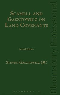 Front cover_Scamell And Gasztowicz On Land Covenants