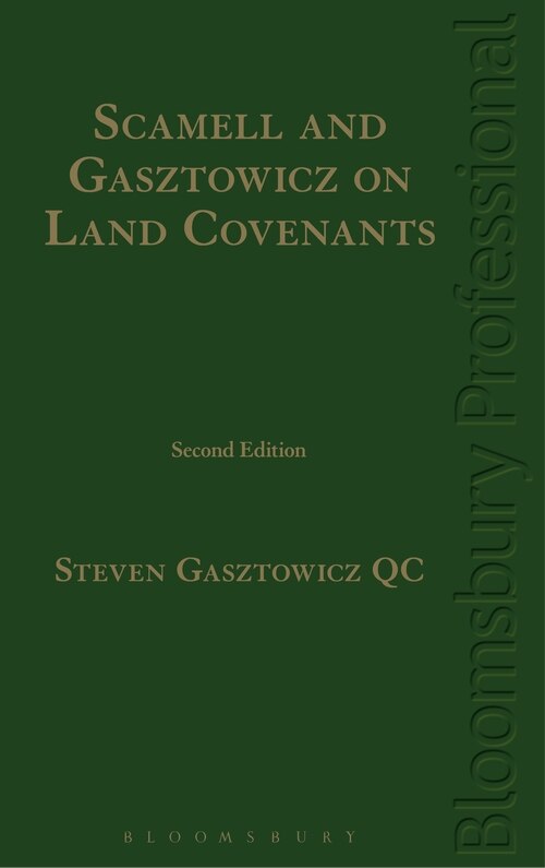 Front cover_Scamell And Gasztowicz On Land Covenants