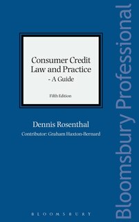 Front cover_Consumer Credit Law And Practice - A Guide