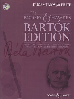 Bartok Duos & Trios for Flute: For Flute  (book/cd)