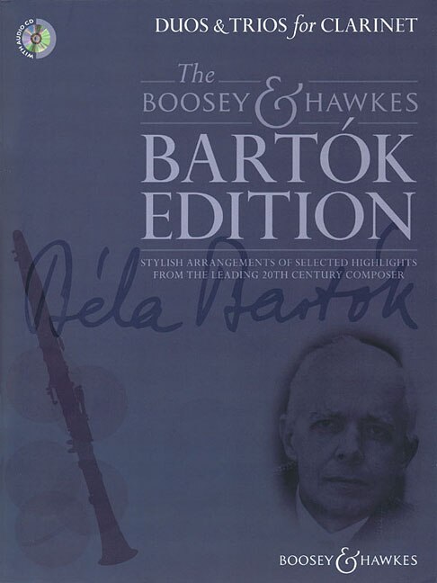 Bartok Duos & Trios for Clarinet: For Clarinet (book/cd)