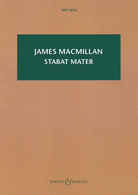 Stabat Mater: Choir And String Orchestra