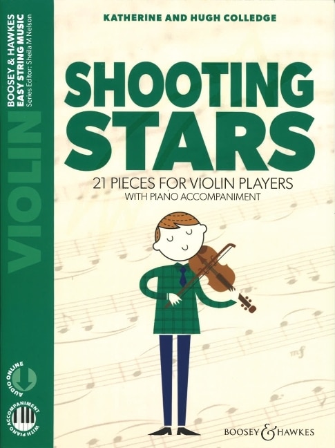 Couverture_Shooting Stars: 21 Pieces For Violin Players Violin And Piano With Online Audio