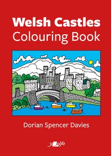 Front cover_Welsh Castles Colouring Book