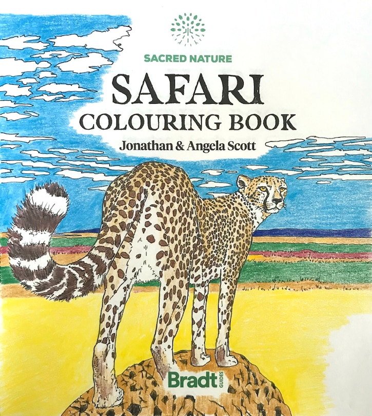 Front cover_The Sacred Nature Safari Colouring Book