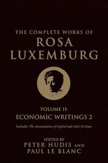 Couverture_The Complete Works Of Rosa Luxemburg, Volume Ii