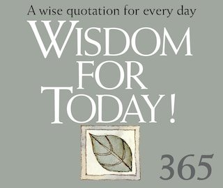 Couverture_365 Wisdom For Today