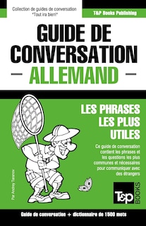 Couverture_Guide de conversation Fran&ccedil;ais-Allemand et dictionnaire concis de 1500 mots