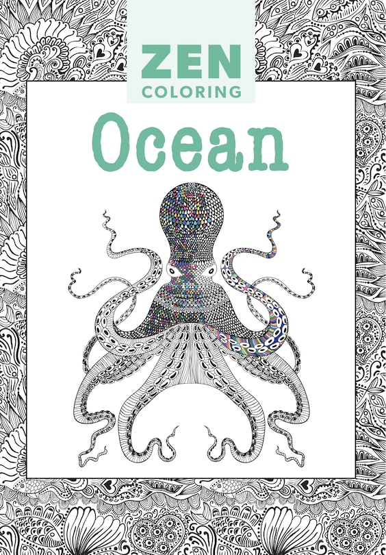 Front cover_Zen Coloring - Ocean