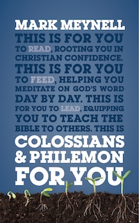 Front cover_Colossians & Philemon for You