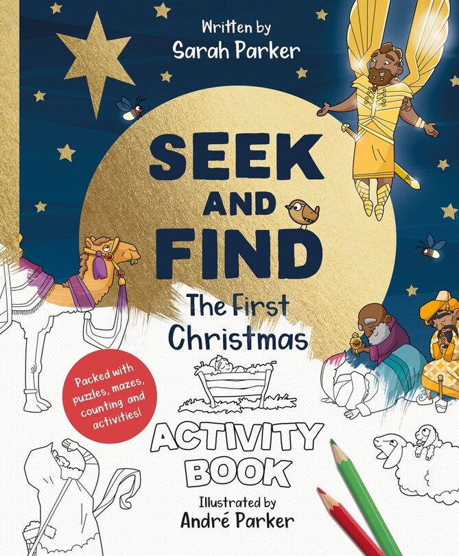 Front cover_Seek and Find: The First Christmas Activity Book