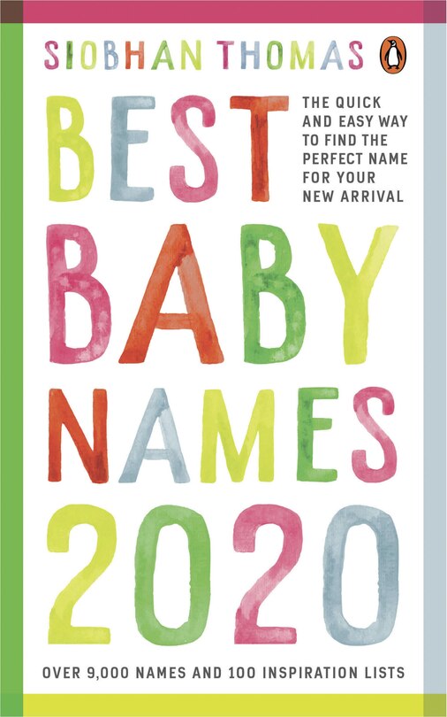 Front cover_Best Baby Names 2020